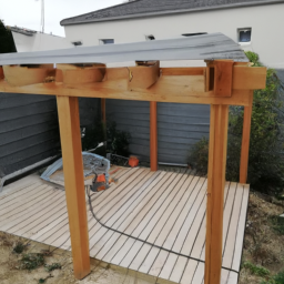 Réparation de toiture de pergola en acier Denain